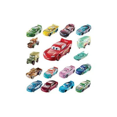 Image of Mattel Disney and Pixar Cars 1:55 Scale Die Cast Vehicles, Collectible Toy Cars, DXV29