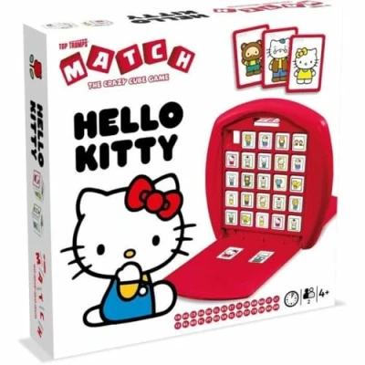 Image of Top Trumps Hello Kitty Match features 15 of your favourite friends travel board game gift and toy for Boys Girls Aged 4 plus