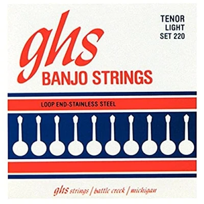 Image of GHS BANJO Stainless Steel String Set 4 220 10.5/028