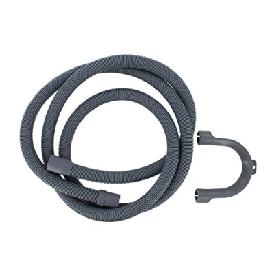 Image of Europart Universal Drain Outlet Hose and Hook with 19/22 mm Fitting, 2.5 m