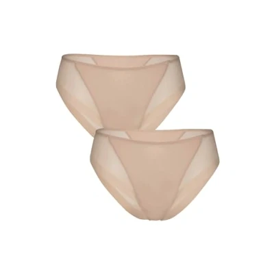 Image of Lovable Women&#039;s Invisible Ultra Light Leg Midi Briefs (Pack of 2), Skins, XXL