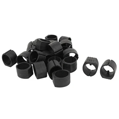 Image of sourcingmap 24 Pcs Breuer Chair Foot Floor Glides Single Prong U Shape Caps 32mm