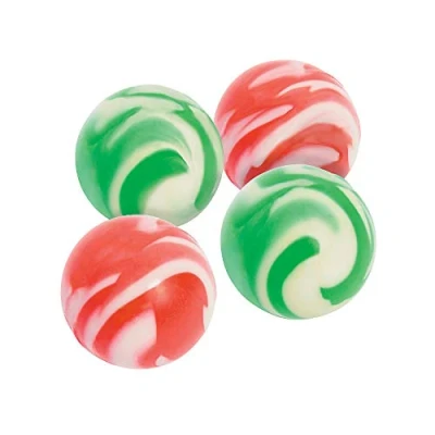 Image of MunchieMoosKids Pack of 12 Christmas Bouncing Balls Stocking Fillers