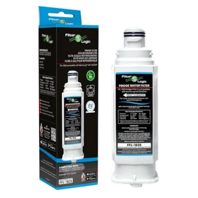 Image of FilterLogic FFL 182S Compatible Fridge Water Filter, Reduces Chlorine, NSF Certified, for Samsung HAF Qin, DA97 17376B Systems