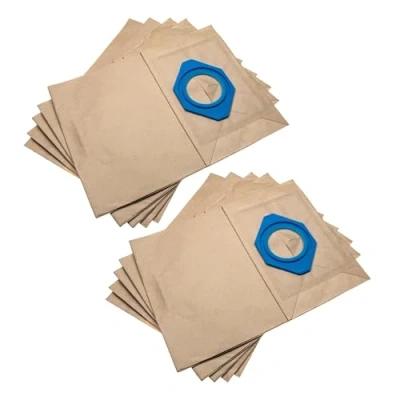Image of vhbw 10x Vacuum Cleaner Bag Replacement for Nilfisk 900196473, 5500, 81620000, 724, 82095000, 3285 Cleaner, paper, 31.3 cm x 23.3 cm, Brown
