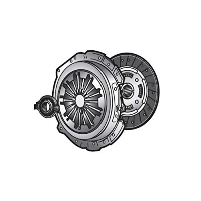 Image of 7700102781, 7700107267, 7700866864, 7700866886, 7700870524 clutch VALEO KIT3P 801985 with release bearing 215mm RENAULT: CLIO 2, LAGUNA 1