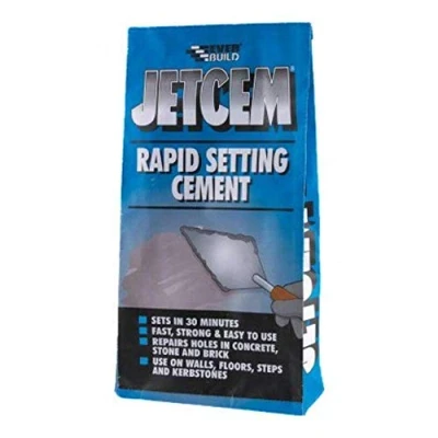 Image of Everbuild JETCEM6 6 KG Jetcem Rapid Set Cement Building Products Technical Mortars (Pack of 2)