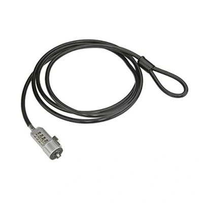 Image of StarTech.com Laptop Combination Lock 6 ft Vinyl Coated Steel Cable 4 Digit Computer Security (LTLOCK)