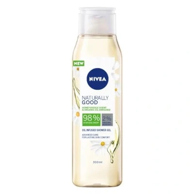 Image of NIVEA Honey Suckle &amp; Bio Essential Oil Shower Gel 300ml
