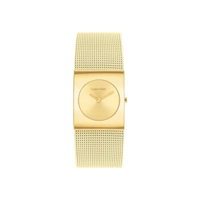 Image of Calvin Klein Analogue Quartz Watch for Women CK Pulse Collection with Stainless Steel mesh Bracelet