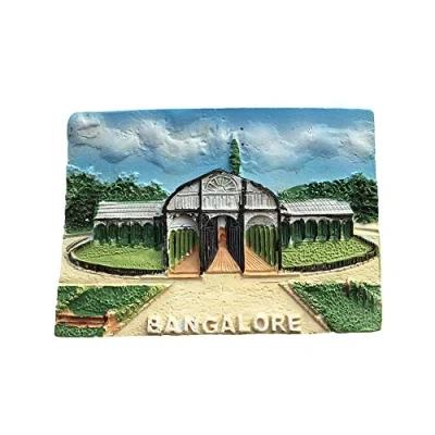Image of Bangalore India 3D Refrigerator Magnet Souvenir Resin Collection,Bangalore Fridge Gift Magnetic Sticker Home Kitchen Decoration