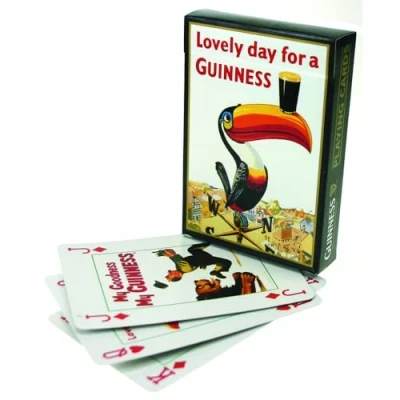 Image of Guinness Toucan On Weather Vane Design Pack of 52 Playing Cards (Plus Jokers) (sg)