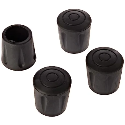 Image of cyclingcolors 4x Chair Leg Cap Cover Rubber Feet Floor Protector Pad Furniture Table Black (22 mm)