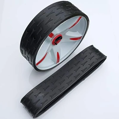 Image of Leisure Pursuits Stowmatic, Promaster, Golf Trolley Wheel Replacement Rubber Tyre per ONE