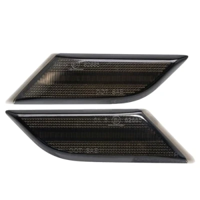 Image of Set LED Side Indicators compatible with Volkswagen Transporter T6.1 2020 2022 Smoke incl. Dynamic Running Light