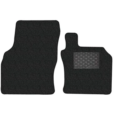 Image of Nicoman Spaghetti All Weather Fully Tailored Car mats Fit【2013 2019 Golf MK7 Hatchback/Estate】(Front Set 2 Piece,Black)