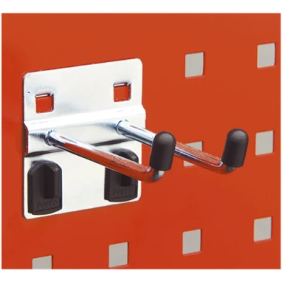 Image of Sealey Double Prong Hook 6 x 25mm Angled End Pack of 5
