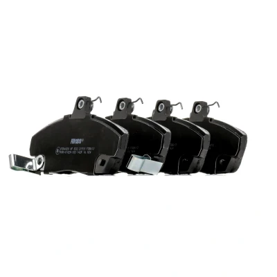 Image of GBP90336 brake pad set FERODO PREMIER ECO FRICTION FDB613 with acoustic wear warning caliper screws accessories