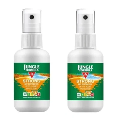 Image of Jungle Formula Strong Insect Repellent Factor Pump Spray 60 ml (Pack of 2)