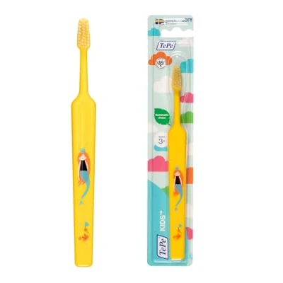 Image of TePe Select Compact Toothbrush, Kids Soft, 1pc, Soft Bristle Toothbrush for Gentle and efficient Plaque Removal