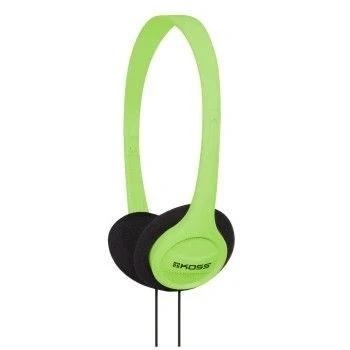 Image of Koss KPH7 On Ear Stereo Headphones (3.5 mm Jack) for iMac/Laptop/DJ/MP3 Players Green