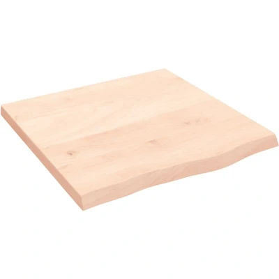 Image of vidaXL Table Top 60x60x(2 4) cm Untreated Solid Wood Oak
