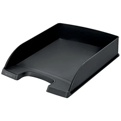 Image of Leitz A4 Letter Tray, Black, Plus Range, 52270095