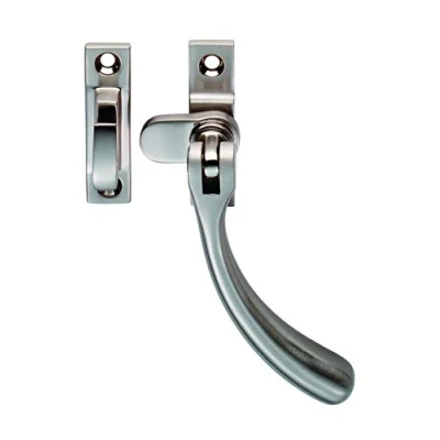 Image of BULB END CASEMENT FASTENER (SUITABLE FOR WEATHER STRIPPED WINDOWS). SATIN NICKEL