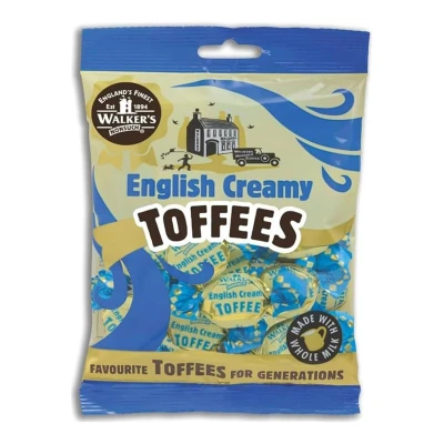 Image of Walkers Nonsuch Walker&#039;s English Creamy Toffees Bag Pack of 12