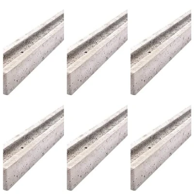 Image of Concrete Fence Posts Slotted 109mm x 94mm 2440mm 8ft Pack of 6