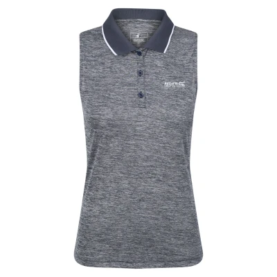 Image of Regatta Womens/Ladies Tima II Sleeveless Polo Shirt (Navy) Size 20 UK