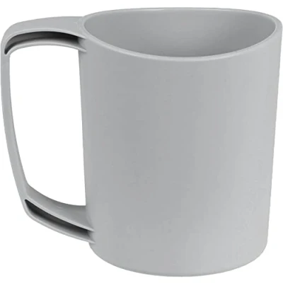 Image of Lifeventure Ellipse Reusable Mug For Camping, Travel &amp; Outdoor Light Grey