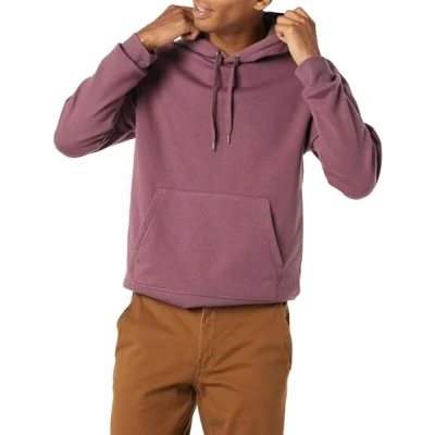 Image of Amazon Essentials Men&#039;s Hooded Fleece Sweatshirt (Available in Big &amp; Tall), Grape, XS