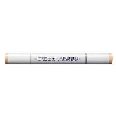 Image of COPIC Sketch Coloured Marker Pen (E 21) Soft Sun, For Art &amp; Crafts, Colouring, Graphics, Highlighter, Design, Anime, Professional Beginners, Supplies Colouring Books