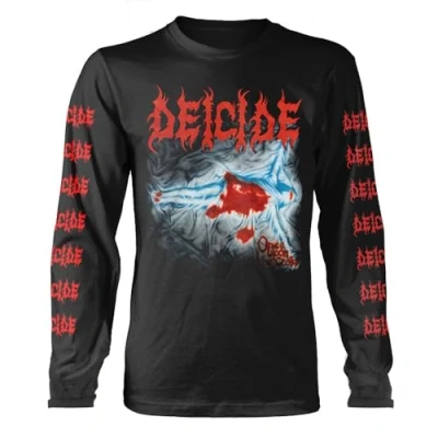 Image of Plastic Head Deicide &#039;Once Upon The Cross&#039; (Black) Long Sleeve Shirt (small)