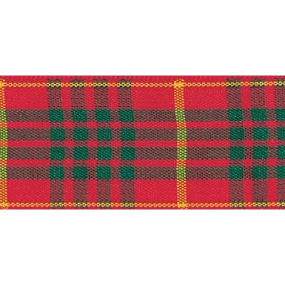 Image of Berisfords Tartan Ribbon 17 Traditional Designs for Home, Gifts, Fashion and Crafts Cameron 7mm Wide x 1 Metre