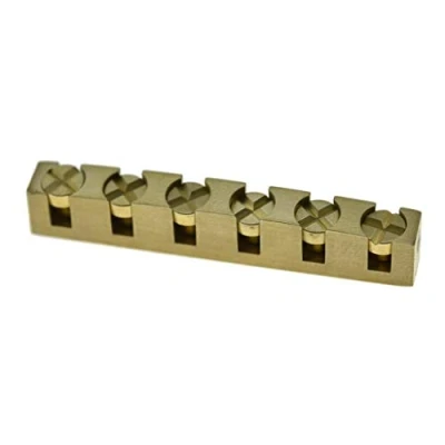 Image of Dopro 43mm Height Adjustable Guitar Nut Brass for USA Les Paul/LP SG Electric