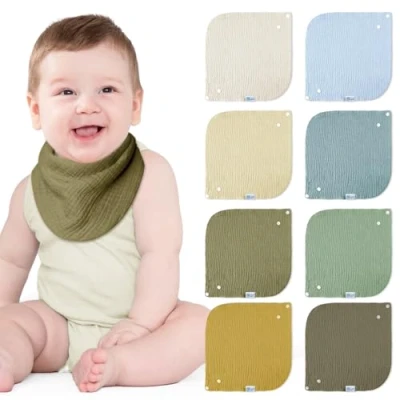Image of Lulu moon Lätzchen Baby Forest drool bib,