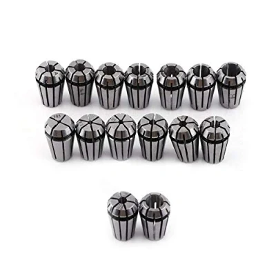 Image of MLMLH ER11 Spring Collet Set 15Pcs High Precision Collets Chuck for CNC Workholding Engraving Machine &amp; Milling Lathe Tool