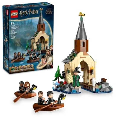 Image of LEGO Harry Potter Hogwarts Boat House Building Set Toys for Girls &amp; Boys, Age 8+ Gifts Kids W/ 5 Minifigures 76426