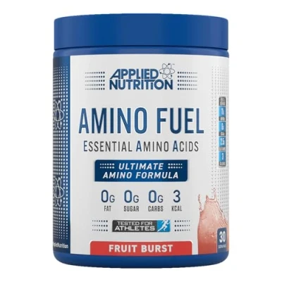 Image of Applied Nutrition Essential Amino Acid (EAA) Powder Supplement Maximize Muscle Growth, 11g Per Serving with BCAA’s, Fruit Burst, Blue, 390 g