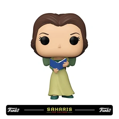 Image of POP! Beauty and The Beast: Belle in Green Dress with Book 2021 Spring Convention Exclusive