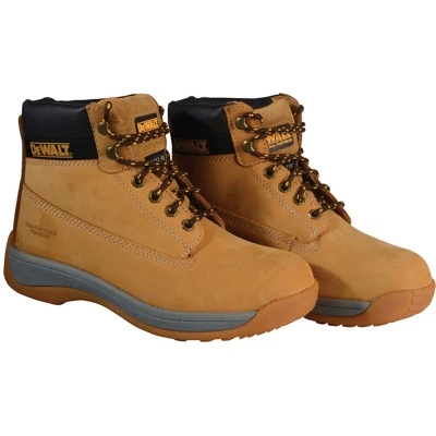 Image of DeWalt Men's Apprentice Hiker Nubuck Boots Wheat UK 4 EUR 37, Wheat,