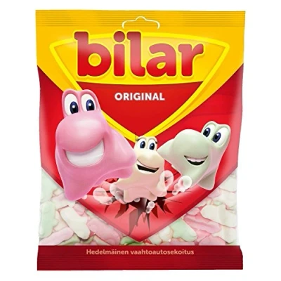 Image of Ahlgrens Bilar Soft Chewy Marshmallow Cars 125g Pack of 6