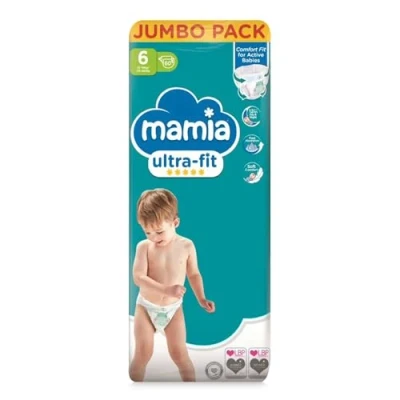 Image of Mamia Size 6 Nappies 60 Jumbo Pack