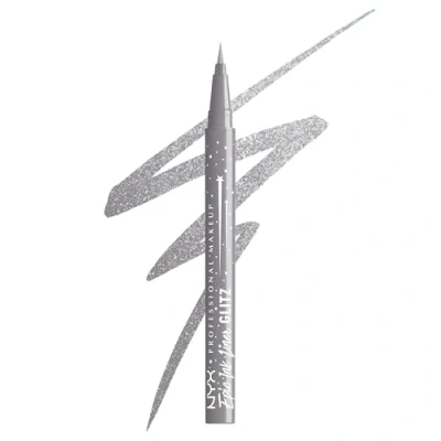 Image of NYX Professional Makeup Epic Ink Jeans Glitz Liquid Eyeliner, Long Lasting Waterproof Eyeliner With Glitter, Easy to Use, Shade: Flashy Flare