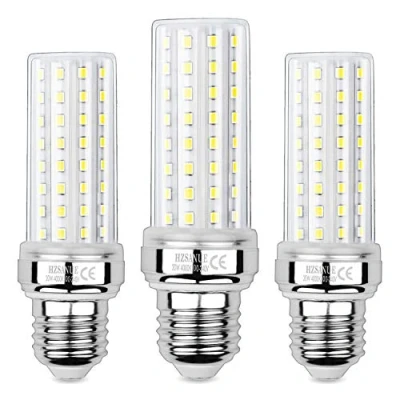 Image of HZSANUE LED Corn Bulbs 20W, 150W Incandescent Equivalent, 2300Lm, 4000 Kelvin Natural White, E27 Edison Screw, Pack of 3