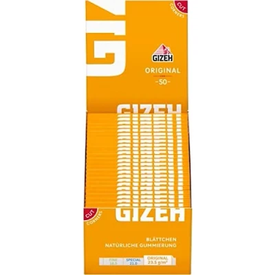 Image of Gizeh Original Yellow Rolling Papers Paper 150 x Booklets (3 Boxes)