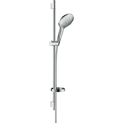 Image of hansgrohe Raindance Select S shower set 150 3jet with rail 90 cm and soap dish