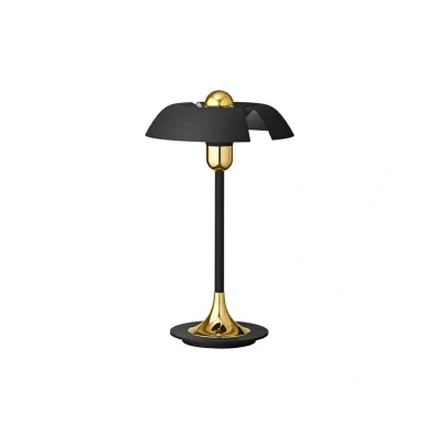 Image of AYTM Cycnus table lamp, black, iron, height 48 cm, E27